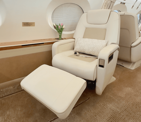 Private Jet Interior